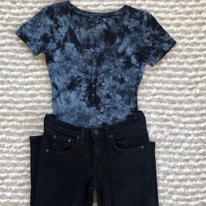 American Eagle | Tie-dyed T-shirt Bodysuit